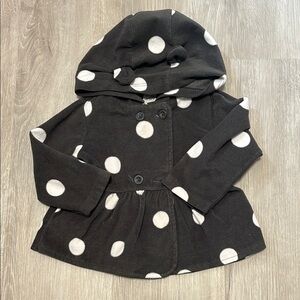 4 for $20 Polka Dot Kids Jacket - Black and White